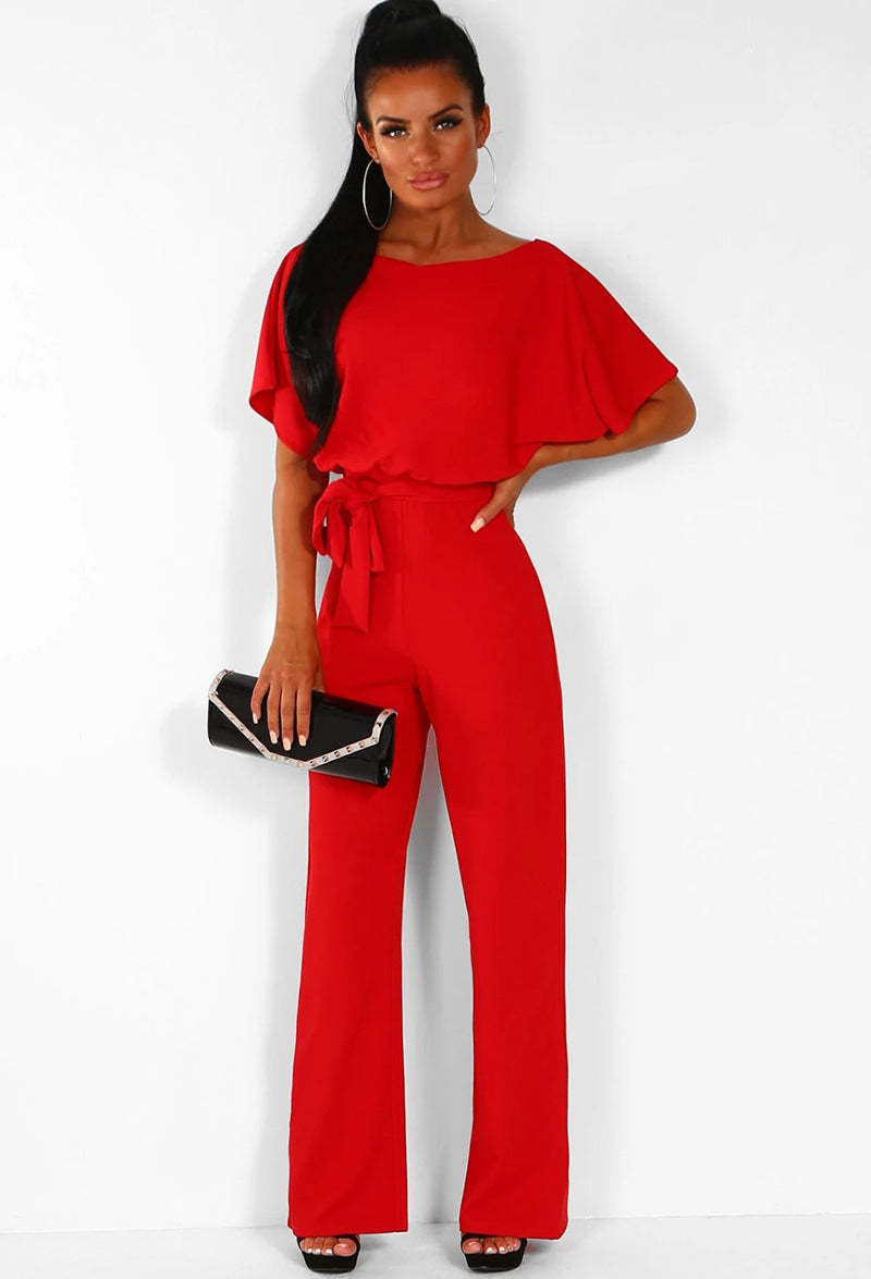 Fashion lace-up jumpsuit 7 kleuren - PrizQ