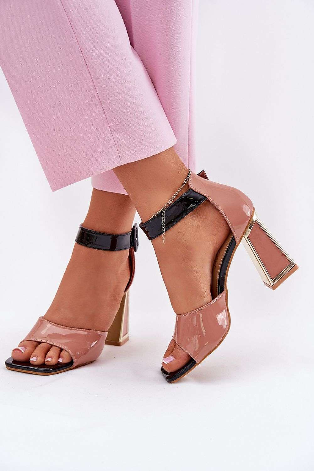 sandalen op hak model 212824 Step in style