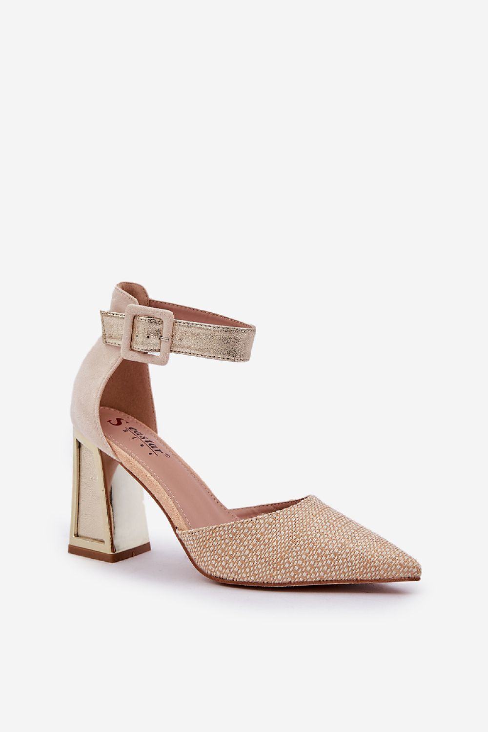 sandalen op hak model 208674 Step in style