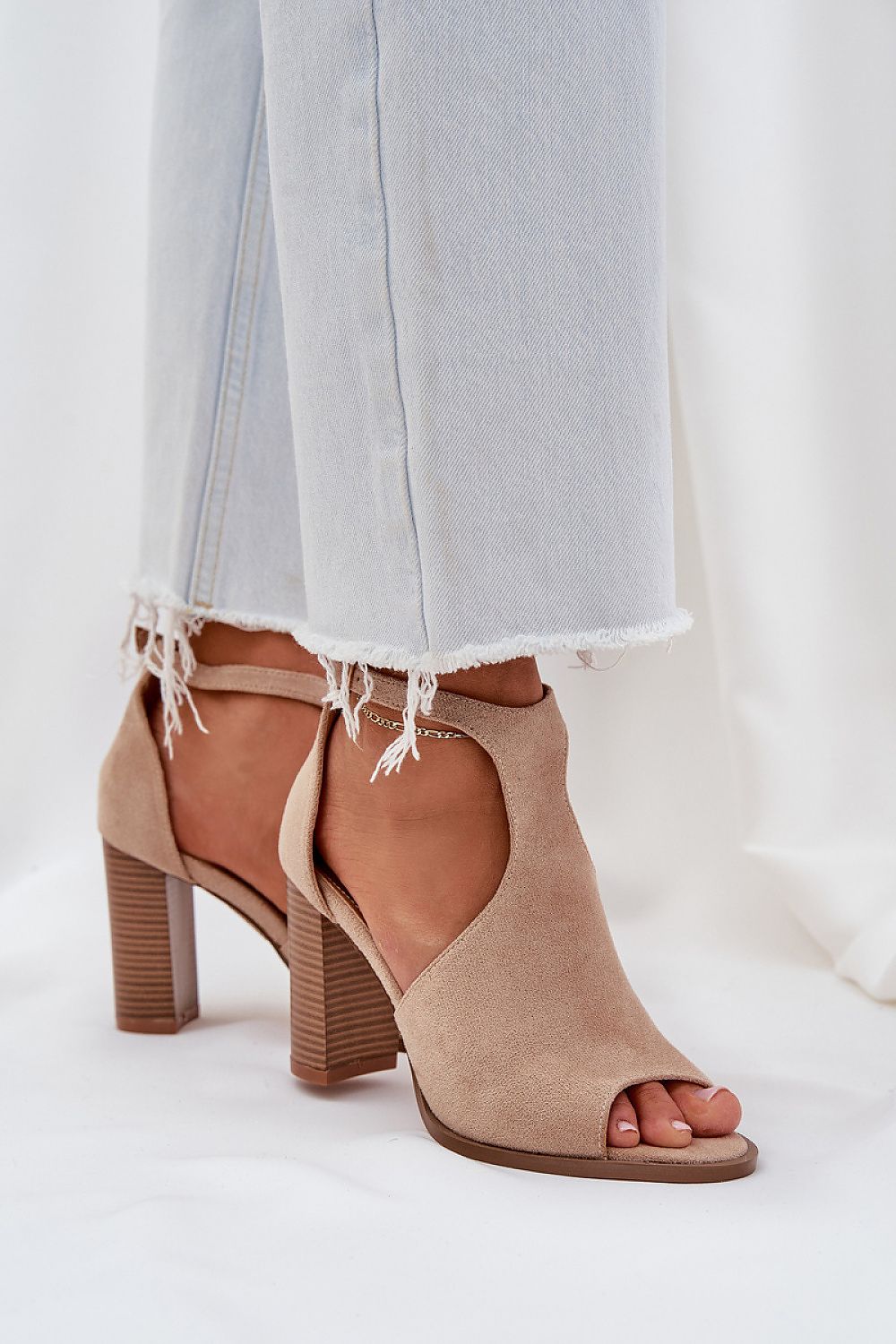 sandalen op hak model 210154 Step in style