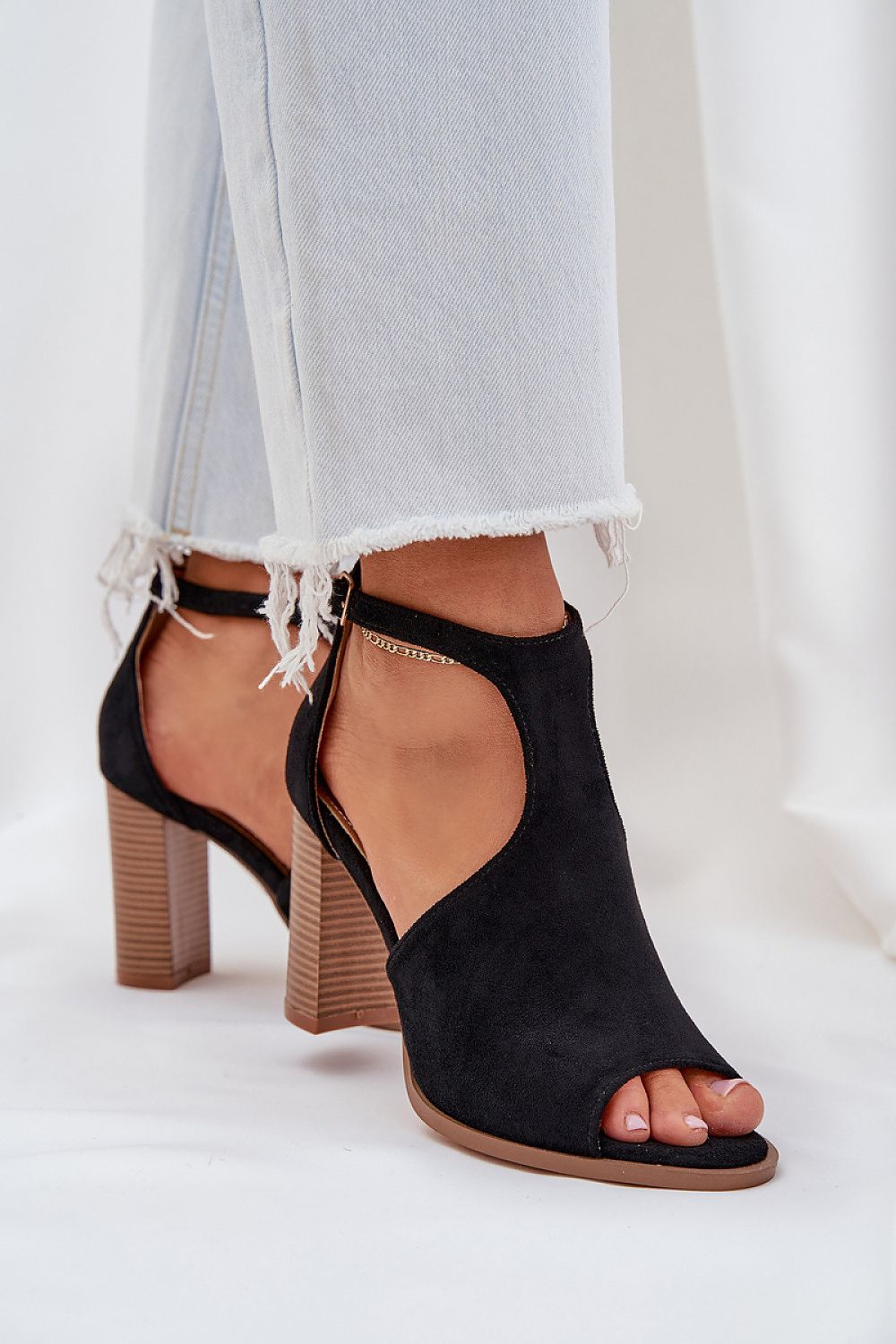 sandalen op hak model 210155 Step in style