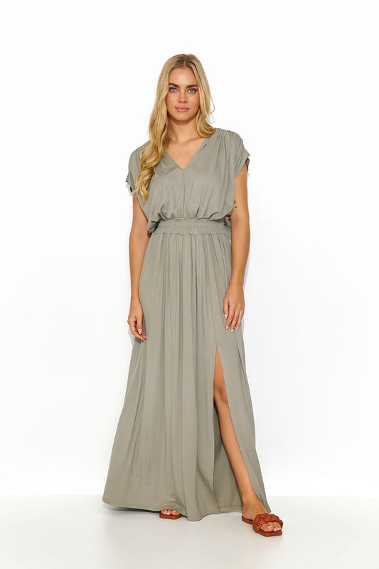 Day dress model 193207 Makadamia