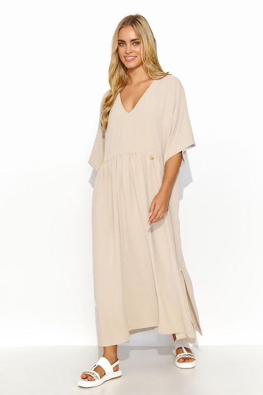 Day dress model 195018 Makadamia