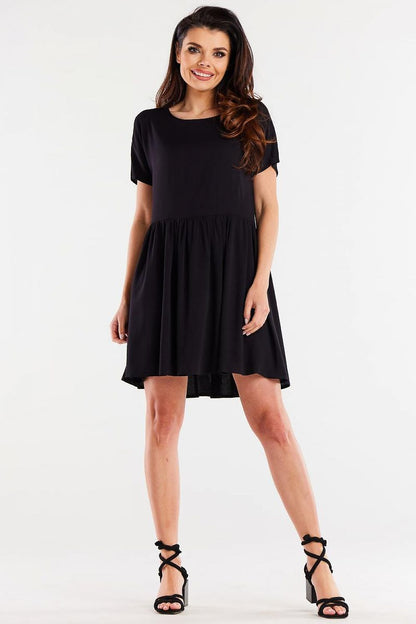 Stijlvolle Jurk met Ruches model 196610 – Perfect voor Elke Gelegenheid - PrizQ